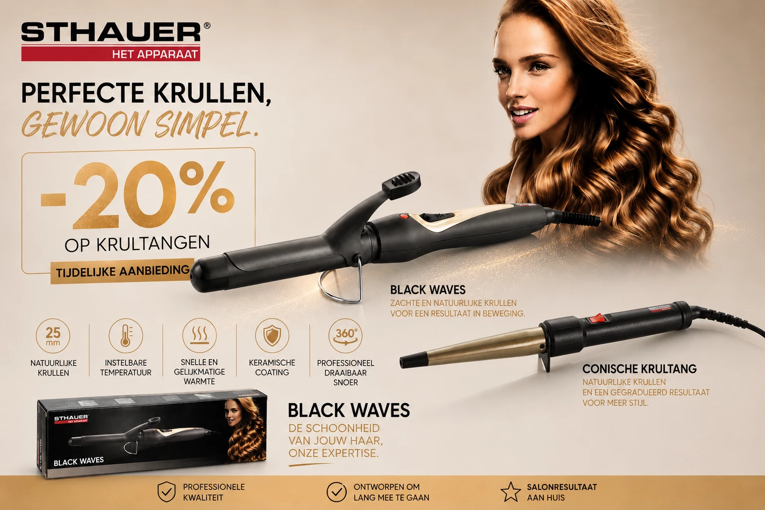 Fers boucles 20%